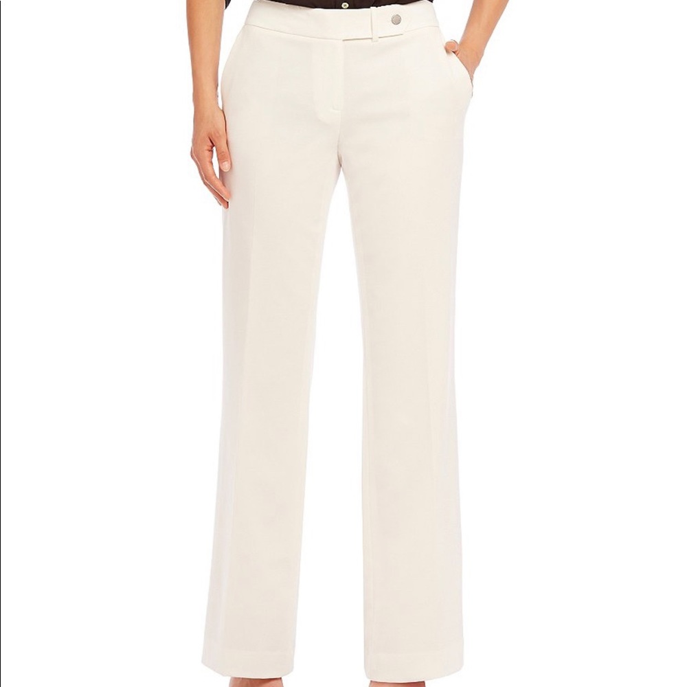 Calvin Klein Classic Fit suit pants - khaki - 4